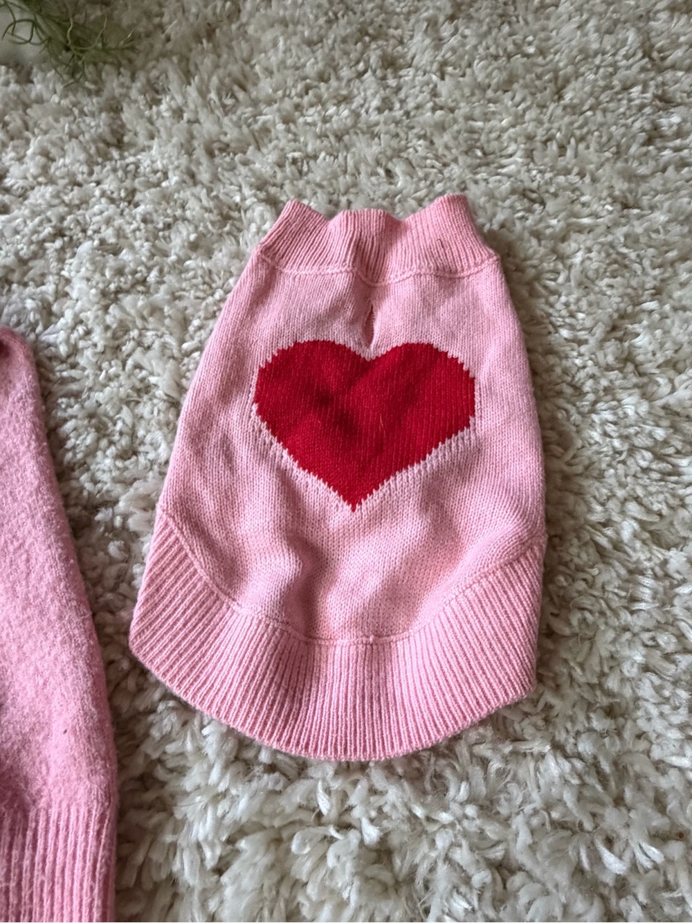 Soft knit sweater dog pet doggy mom matching outfits mom by CeCe Solid pink - Picture 5 of 7